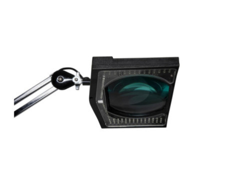 MAUL Lampe loupe à LED MAULvitrum, avec pince, noir