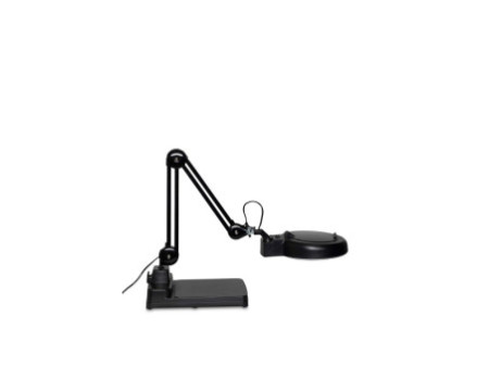 MAUL Lampe loupe à LED MAULviso, sur socle, noir