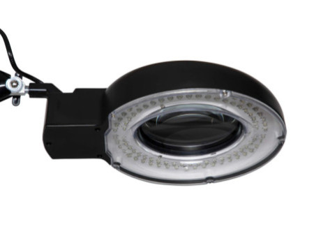 MAUL Lampe loupe à LED MAULviso, sur socle, noir