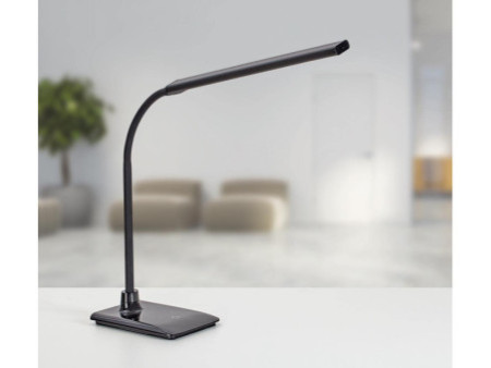 MAUL Lampe de bureau à LED MAULpirro, avec socle, noir