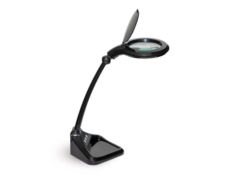 MAUL Lampe loupe à LED MAULiris, dimmable, noir
