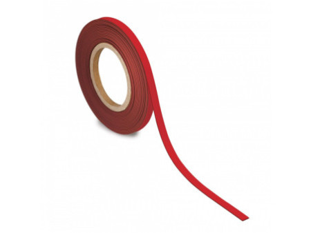 MAUL Ruban magnétique, 10 mm x 10 m, épaisseur: 1 mm, rouge