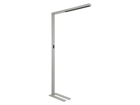 MAUL Lampadaire à LED MAULsirius sensor, dimmable, argent