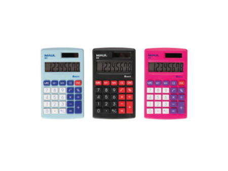 MAUL Calculatrice de poche M 8, 8 chiffres, noir