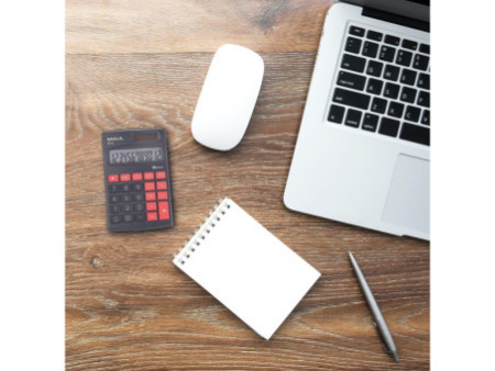 MAUL Calculatrice de poche M 12, 12 chiffres, noir