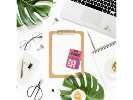 MAUL Calculatrice de bureau MJ 450, 8 chiffres, rose