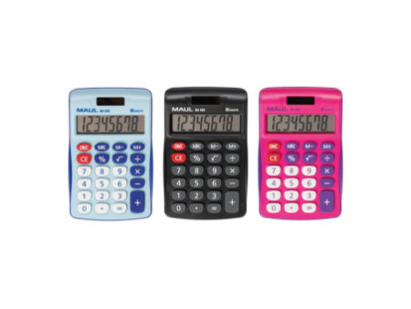 MAUL Calculatrice de bureau MJ 450, 8 chiffres, rose