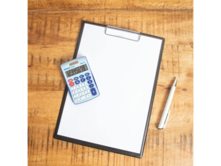MAUL Calculatrice de bureau MJ 450, 8 chiffres, bleu clair