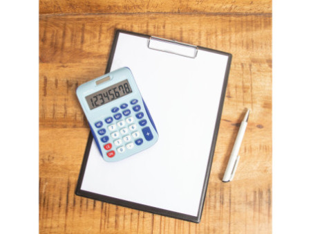 MAUL Calculatrice de bureau MJ 550, 8 chiffres, bleu clair