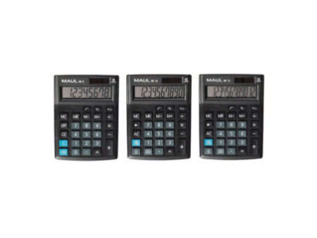MAUL Calculatrice de bureau MC 12, 12 chiffres, noir