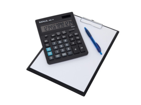 MAUL Calculatrice de bureau MXL 14, 14 chiffres, noir