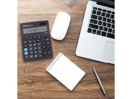 MAUL Calculatrice de bureau MXL 16, 16 chiffres, noir