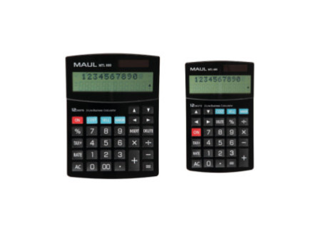 MAUL Calculatrice de bureau MTL 16, 12 chiffres, noir