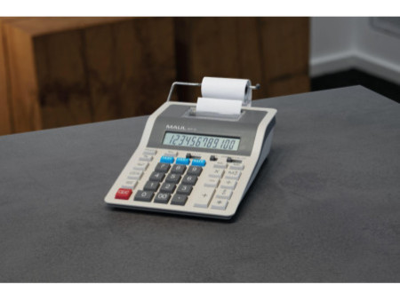 MAUL Calculatrice de bureau-imprimante printing MPP 32, gris
