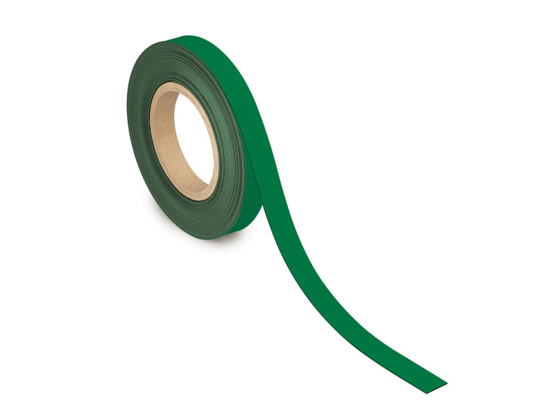 MAUL Ruban magnétique, 20 mm x 10 m, épaisseur: 1 mm, vert
