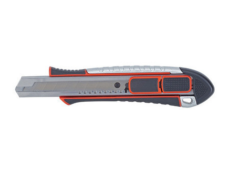 MAUL Cutter de sécurité MAULtool, lame: 18 mm, argent/rouge