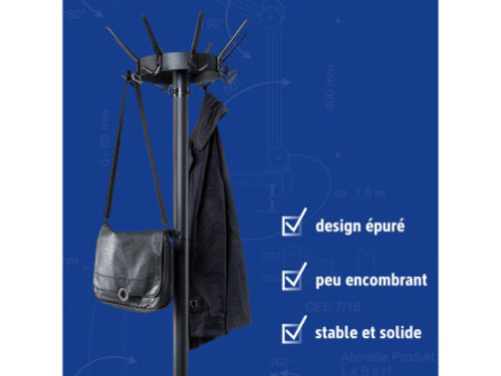 MAUL Portemanteau MAULcaligo, hauteur: 1.750 mm, noir