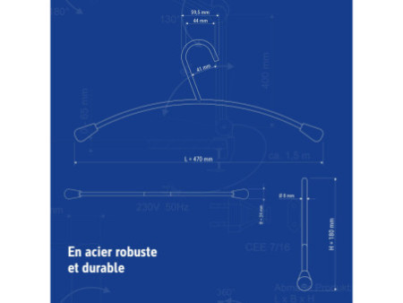 MAUL Cintre, en métal, noir