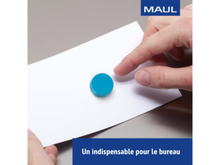 MAUL Aimant en forme de pastille, silicone, 12 mm
