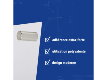 MAUL Aimant néodyme, bâton prise aisée, 10 mm