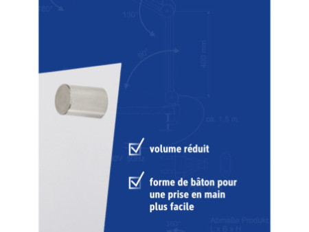 MAUL Aimant néodyme, bâton prise aisée, 20 mm