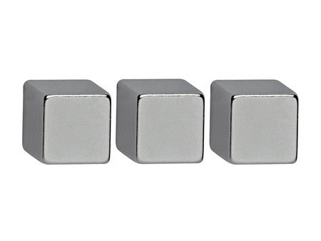 MAUL Aimant néodyme cube,10 mm, capacité d'adhérence: 3,8 kg