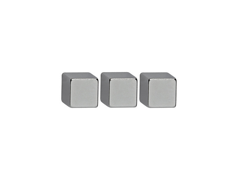 MAUL Aimant néodyme cube,10 mm, capacité d'adhérence: 3,8 kg