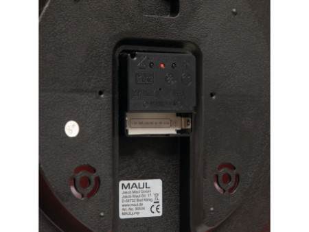 MAUL Horloge murale MAULjumb, diamètre: 305 mm, rouge