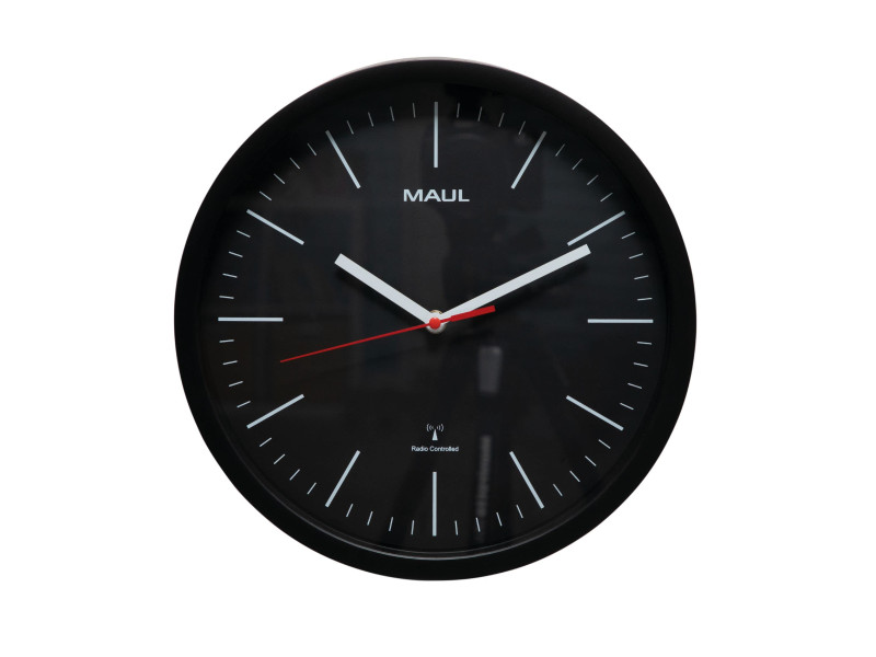 MAUL Horloge murale MAULjumb, diamètre: 305 mm, noir