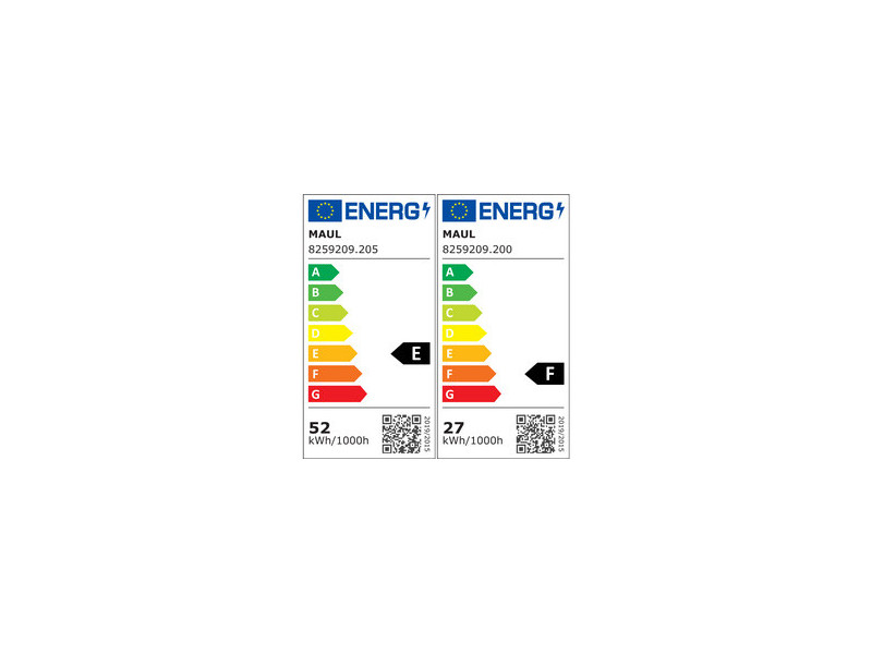 MAUL Lampadaire à LED MAULsirius sensor, dimmable, noir
