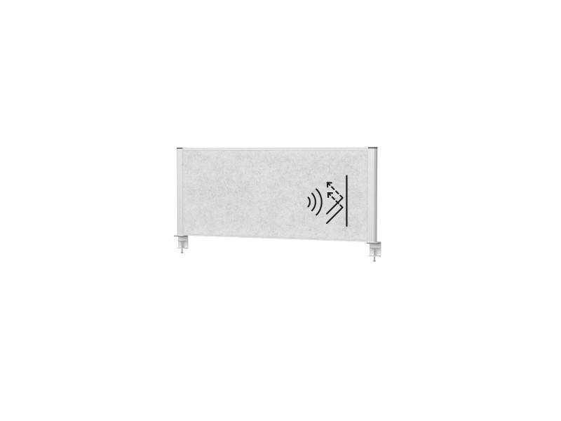 MAUL Système de cloison de bureau MAULconnecto, argent/ gris