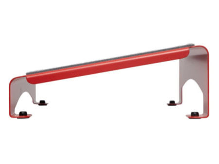 MAUL Repose-pieds MAULflair, métal, 400 x 300 mm, rouge