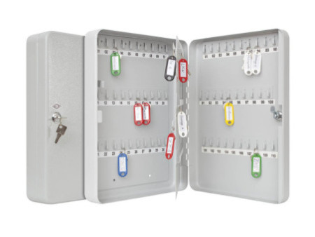 WEDO Armoire à clés pour 110 clés, gris clair