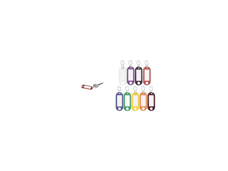 WEDO Porte-clés avec crochet en S, grand paquet, orange