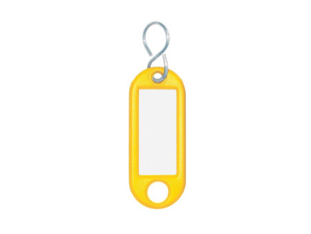 WEDO Porte-clés avec crochet en S, petit paquet, jaune
