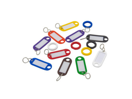 WEDO Porte-clés et anneaux, dans un sachet, assorti