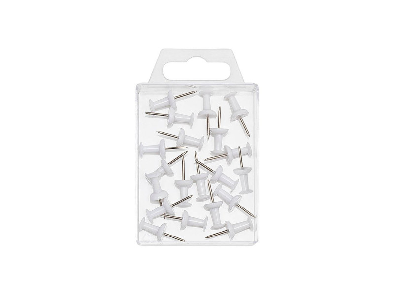 WEDO Punaises, blanc, petit paquet