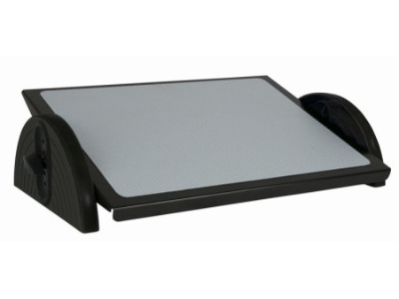 WEDO Repose-pieds Relax Steel, hauteur réglable, noir