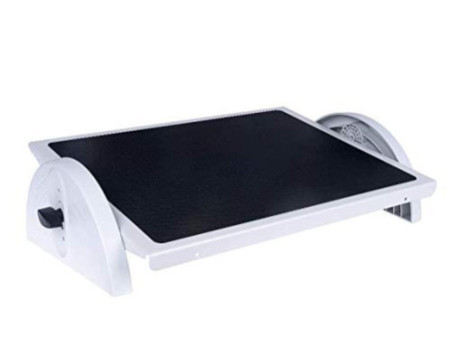 WEDO Repose-pieds Relax Steel, réglable en hauteur, gris