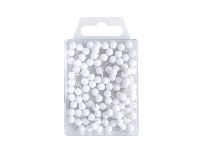 WEDO Epingles de signalisation, longueur: 16 mm, blanc