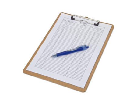 MAUL Porte-bloc A4 en bois, Low cost, pince plate