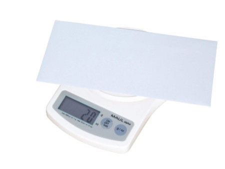 MAULalpha Pèse-lettres, portée: 2.000 g, blanc