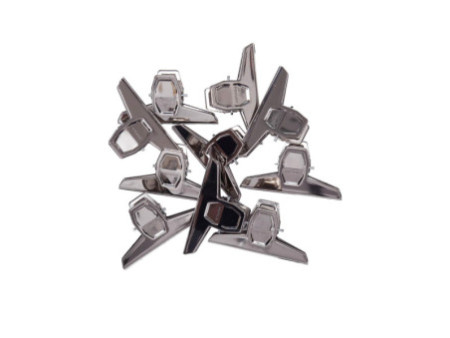 MAUL Pince-lettres en métal, nickelé, largeur: 125 mm