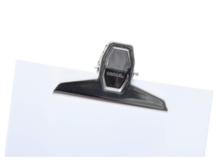 MAUL Pince-lettres en métal, nickelé, largeur: 125 mm