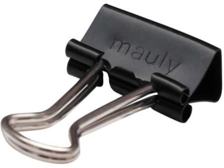 MAUL Pince double clip mauly 215, noir, (L)16 mm