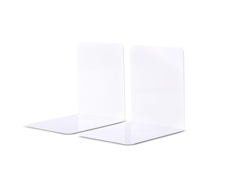 MAUL Serre-livres (L)120 x (P)140 x (H)140 mm, blanc