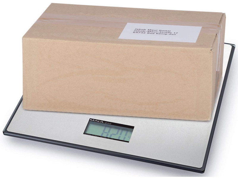 MAUL Pèse-paquets MAULglobal, capacité 25 kg, couleur: noir