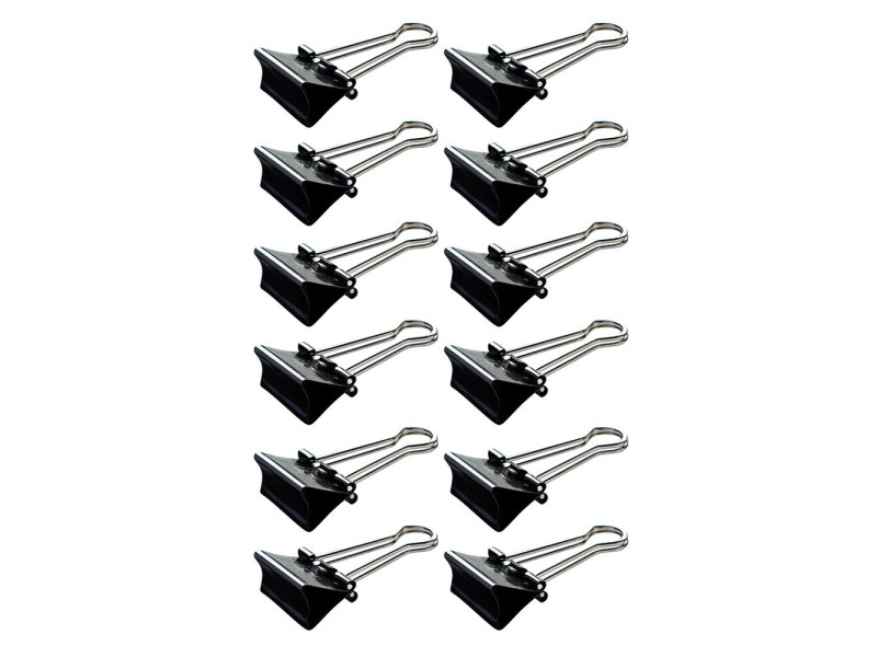 MAUL Pince double clip 213, noir, (L)13 mm, écartement: 4 mm