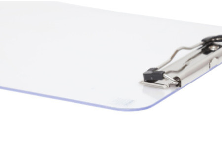 MAUL Porte-bloc en plastique, A4, transparent, pince