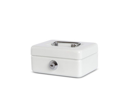 MAUL Caisse à monnaie avec fente tirelire, blanc